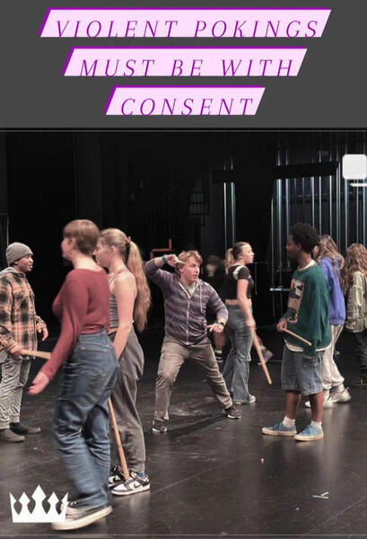 stage combat workshop, Hopkins High School stage combat workshop, Hopkins High School