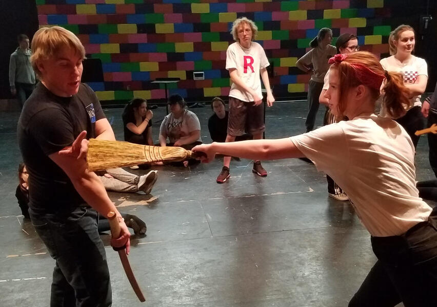 stage combat workshop, Cambridge-Isanti High School